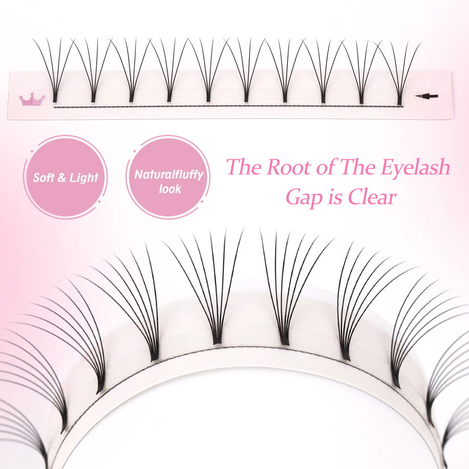AGUUD Soft Natural Premade Vol - огляд і ціна Eyelash Extension Russian