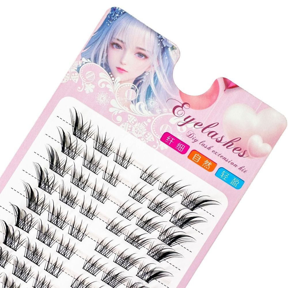 3D Cat Eye Clusters Lashes Nat - огляд і ціна Eyelash Extension For Asian Eyes