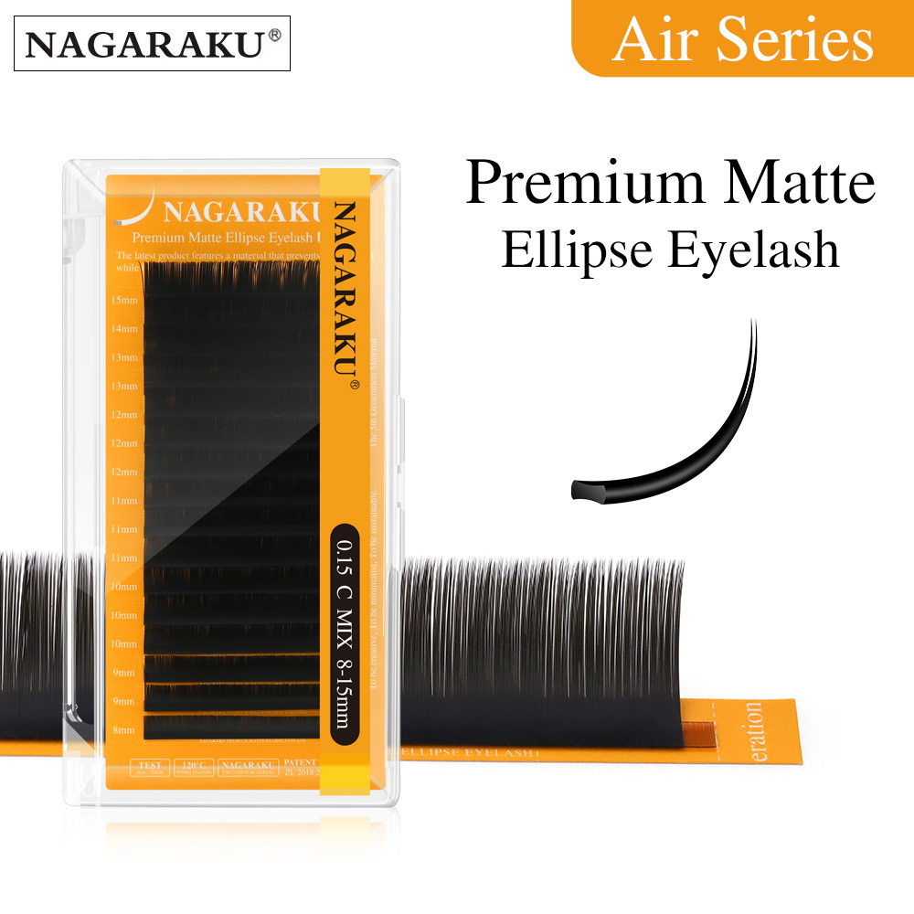 NAGARAKU New Air Series Premiu - огляд і ціна Eyelash Extension Human Hair