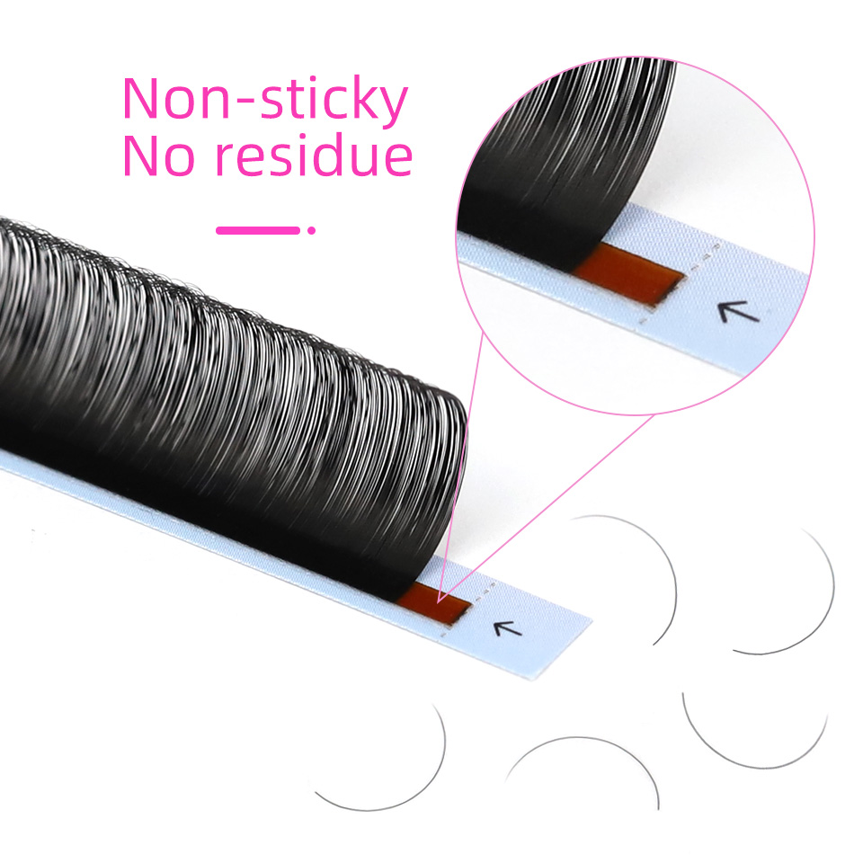RUJADE 5 Cases/Lot False Eyela - огляд і ціна Eyelash Extension Russian